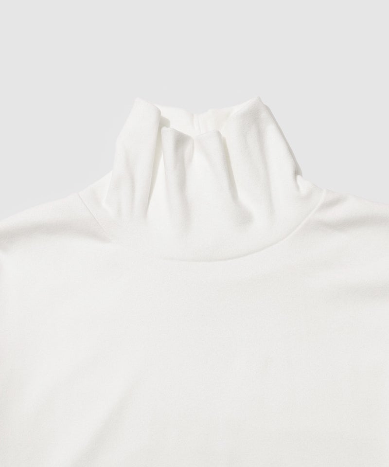 NAVY  MAC HEAT あったか滑らかニットフリースTシャツ 長袖タートルネック メンズ商品画像-25