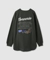 CONVERSE ラウンドチュニック長袖Tシャツ レディース メール便 対応商品商品サムネイル-3