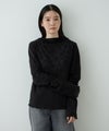 Free Nature  フラワージャガード シアーハイネックプルオーバー レディース メール便 対応商品商品サムネイル-5