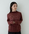 Free Nature  フラワージャガード シアーハイネックプルオーバー レディース メール便 対応商品商品サムネイル-8