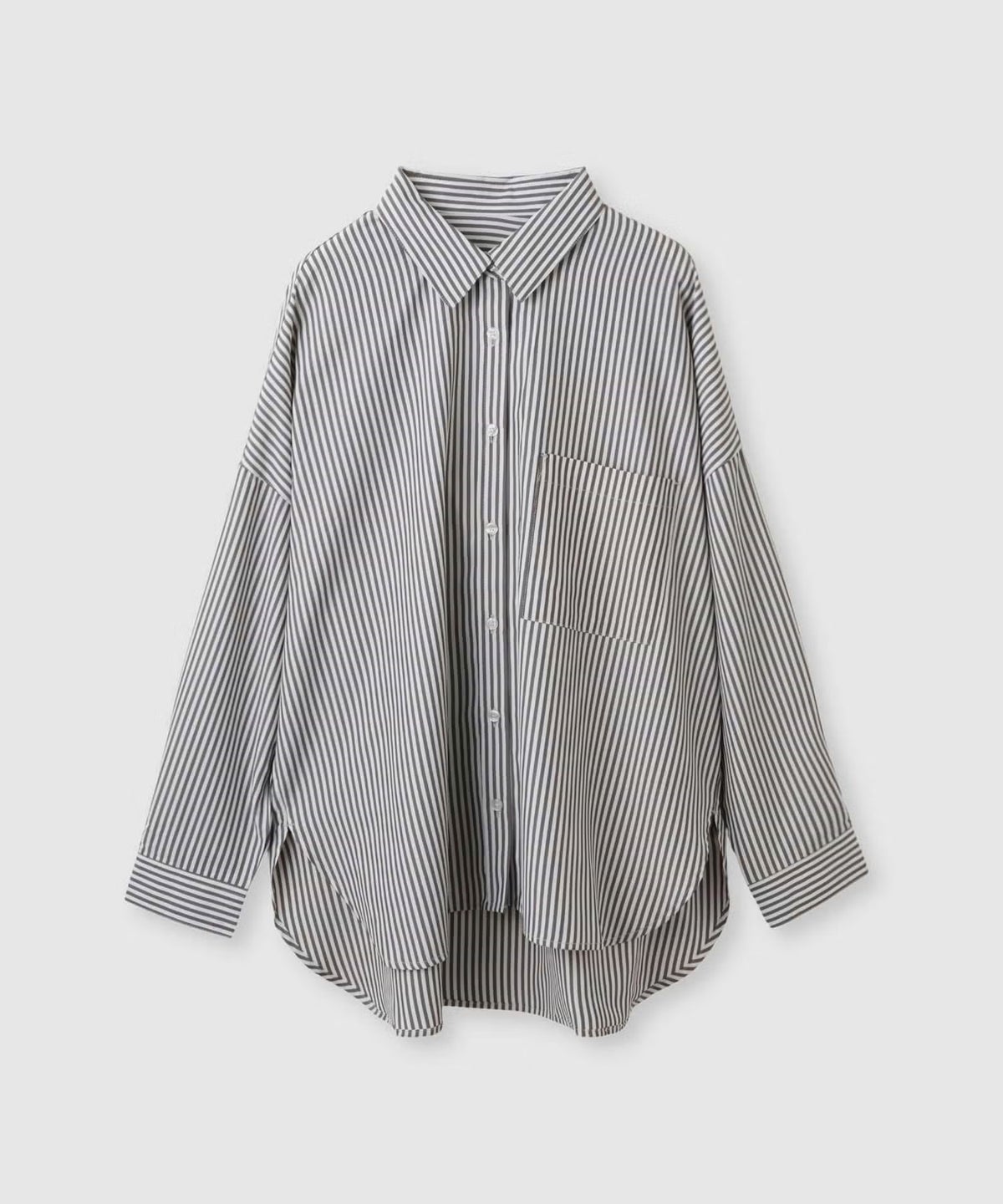 Free Nature オーバーサイズカラーシャツ レディース