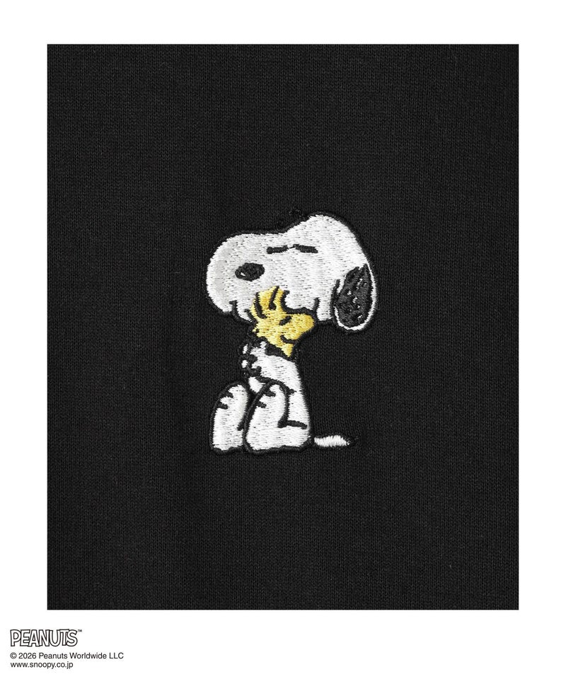 PEANUTS SNOOPY キャラクター刺しゅうバックプリント長袖Tシャツ レディース メール便 対応商品商品画像-8