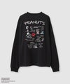 PEANUTS SNOOPY キャラクター刺しゅうバックプリント長袖Tシャツ レディース メール便 対応商品商品サムネイル-2