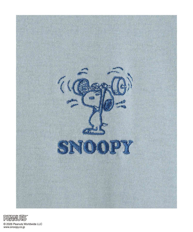 PEANUTS SNOOPY キャラクター刺しゅうバックプリント長袖Tシャツ レディース メール便 対応商品商品画像-7