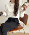 Classical Elf 《JaVaジャバコラボ》“可愛い”がさりげなく溶け込む。袖ネーム付きミニハート総刺繍Tシャツ(長袖)商品サムネイル-9