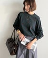 Classical Elf 《JaVaジャバコラボ》“可愛い”がさりげなく溶け込む。袖ネーム付きミニハート総刺繍Tシャツ(長袖)商品サムネイル-34