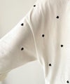 Classical Elf 《JaVaジャバコラボ》“可愛い”がさりげなく溶け込む。袖ネーム付きミニハート総刺繍Tシャツ(長袖)商品サムネイル-39