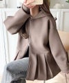 Classical Elf 主役級！今日の可愛いを格上げ！ ダブルジップペプラムマシュマロダンボールパーカー商品サムネイル-16