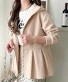Classical Elf 主役級！今日の可愛いを格上げ！ ダブルジップペプラムマシュマロダンボールパーカー商品サムネイル-23
