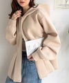 Classical Elf 主役級!今日の可愛いを格上げ! ダブルジップペプラムマシュマロダンボールパーカー商品サムネイル-26