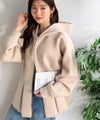 Classical Elf 主役級！今日の可愛いを格上げ！ ダブルジップペプラムマシュマロダンボールパーカー商品サムネイル-31