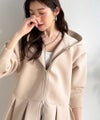 Classical Elf 主役級！今日の可愛いを格上げ！ ダブルジップペプラムマシュマロダンボールパーカー商品サムネイル-34