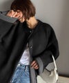 Classical Elf 配色で差がつくベーシックな一枚。Wフェイス配色ニットカーディガン商品サムネイル-10