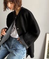 Classical Elf 配色で差がつくベーシックな一枚。Wフェイス配色ニットカーディガン商品サムネイル-11
