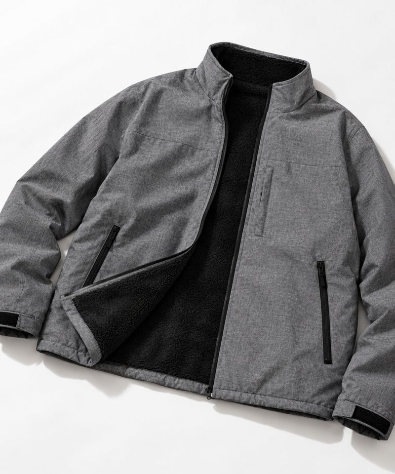 NAVY  シャットアウター 裏シャギースタンドジャケット メンズ商品画像-1