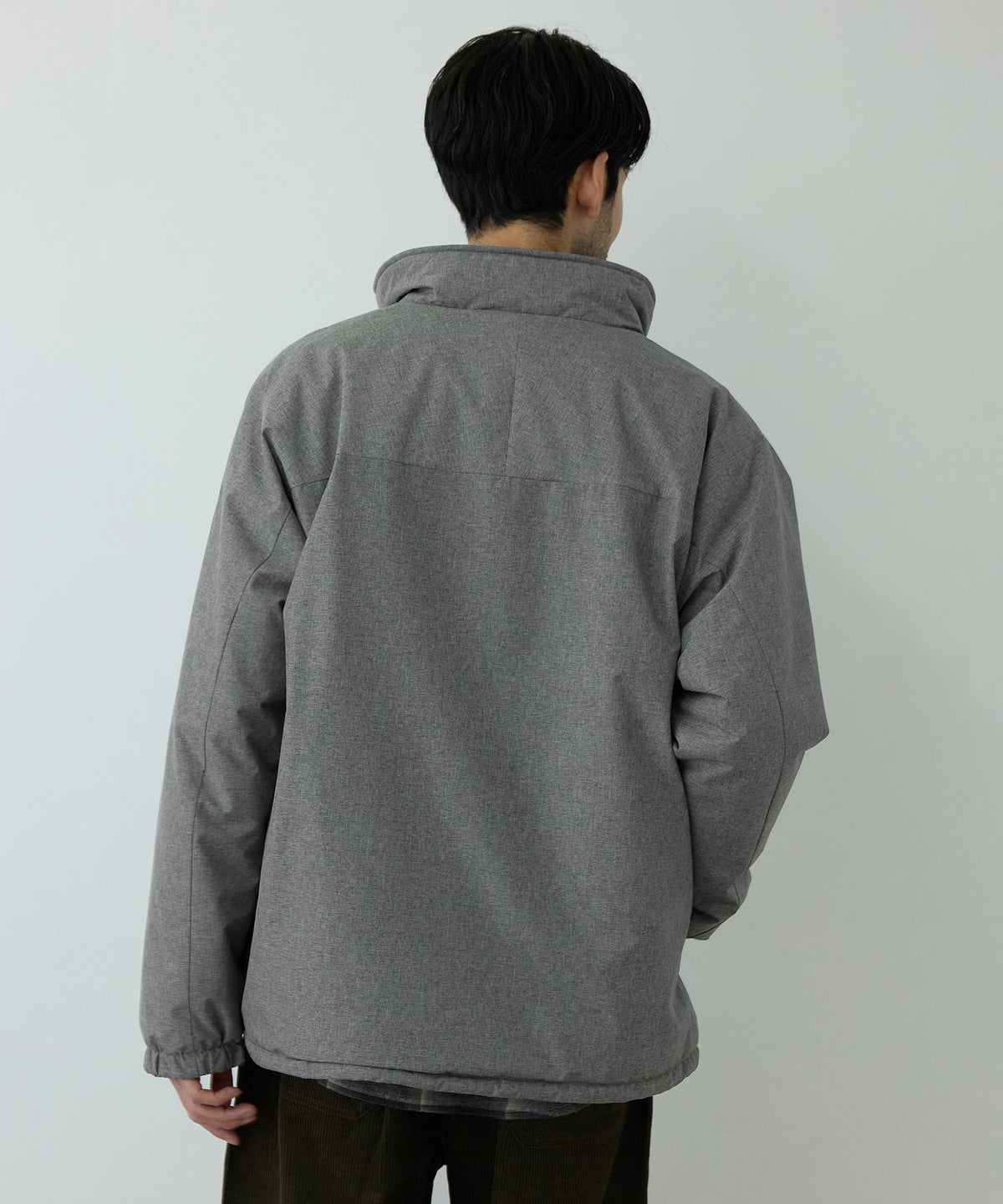 NAVY シャットアウター 裏シャギースタンドジャケット メンズ