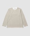 Real Standard  メランジ変形ワッフルキーネック フェイクレイヤード長袖Tシャツ メンズ商品サムネイル-1