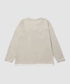 Real Standard  メランジ変形ワッフルキーネック フェイクレイヤード長袖Tシャツ メンズ商品サムネイル-5