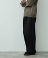 URBAN COLLECTION ポリエステルツイル ワイドストレートスラックス メンズ商品サムネイル-4