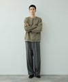 URBAN COLLECTION ポリエステルツイル ワイドストレートスラックス メンズ商品サムネイル-11