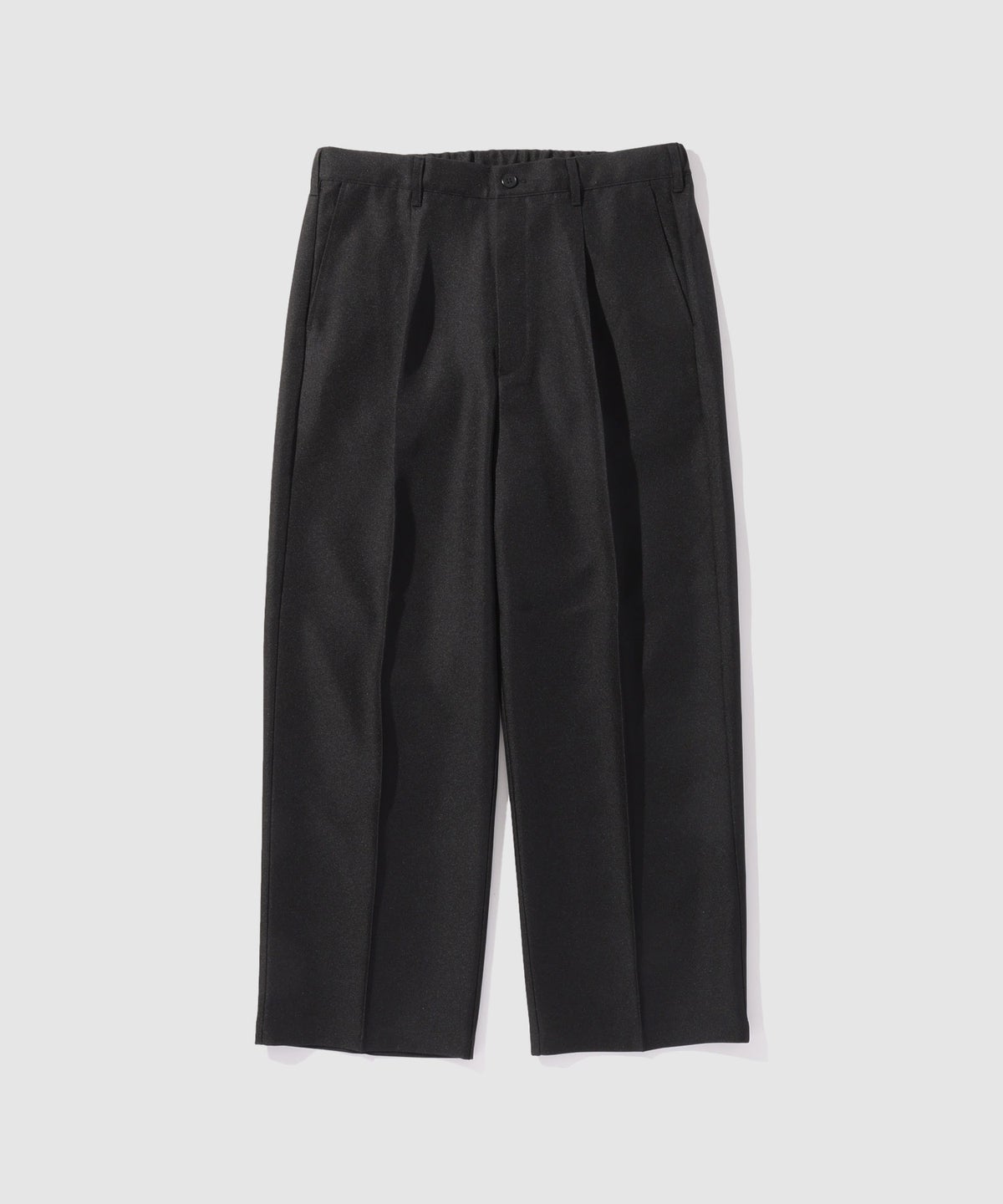 URBAN COLLECTION ポリエステルツイル ワイドストレートスラックス メンズ