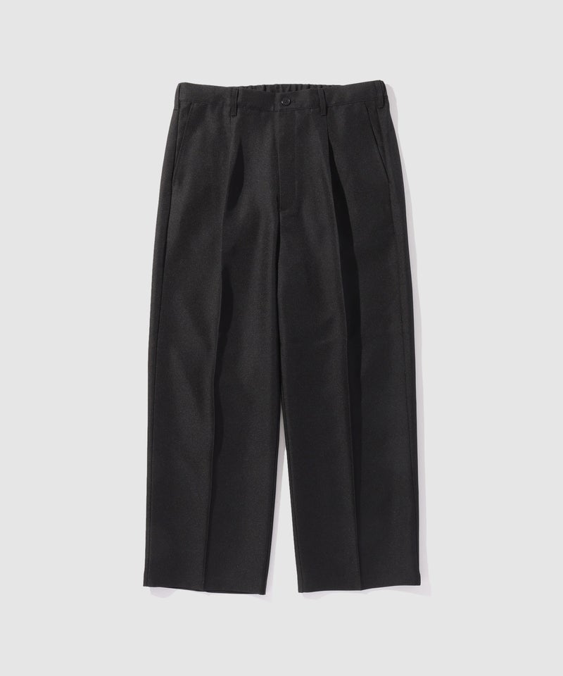 URBAN COLLECTION  ポリエステルツイル ワイドストレートスラックス メンズ商品画像-15
