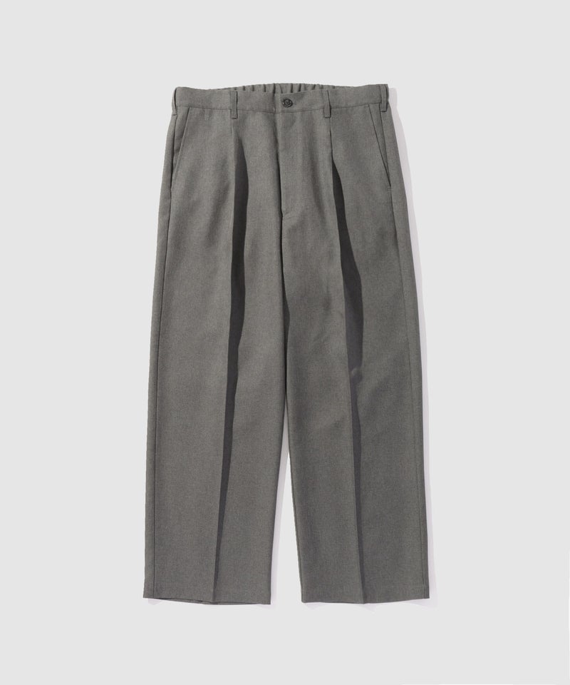 URBAN COLLECTION ポリエステルツイル ワイドストレートスラックス メンズ商品画像-16