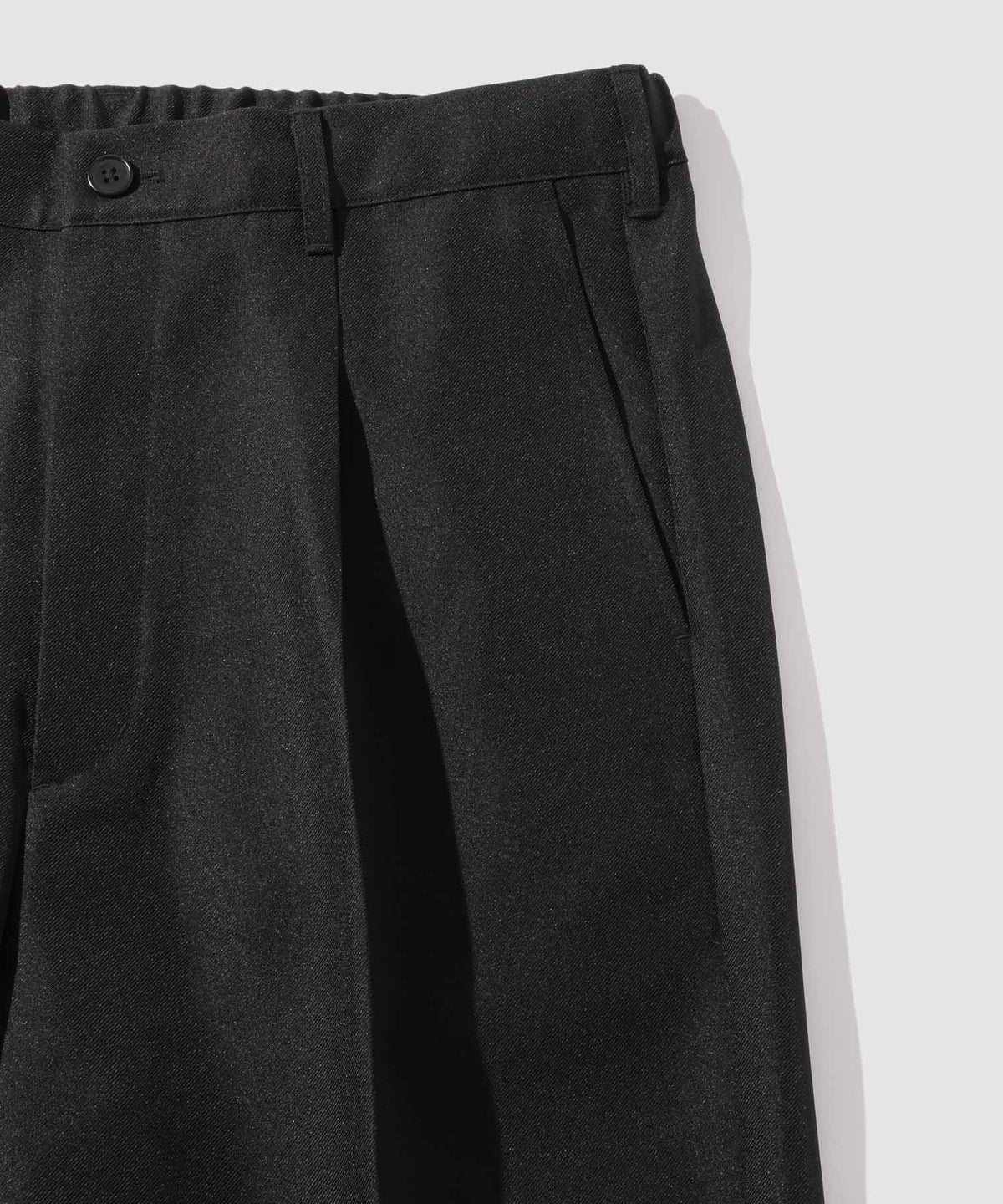 URBAN COLLECTION ポリエステルツイル ワイドストレートスラックス メンズ