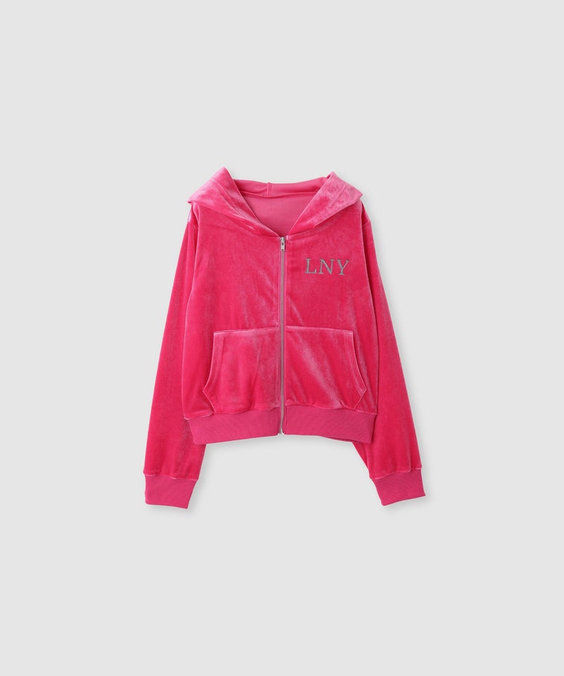 Little New York  ベロアジップパーカー キッズ商品画像-1