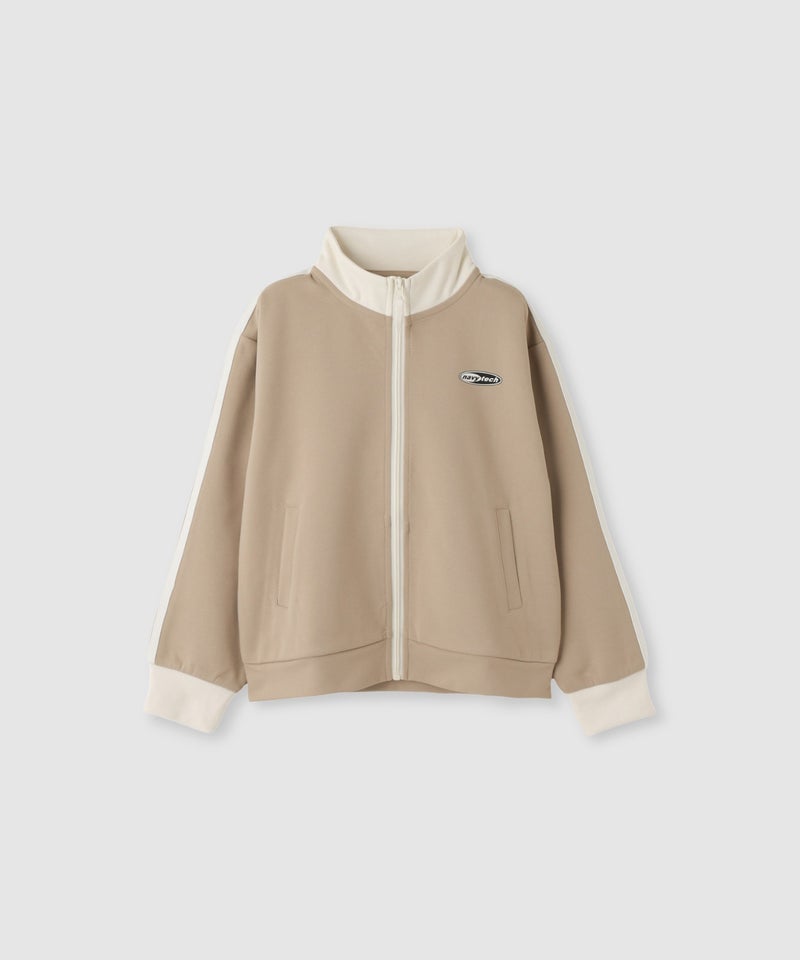 NAVY  ジャージスタンドジップジャケット キッズ商品画像-4