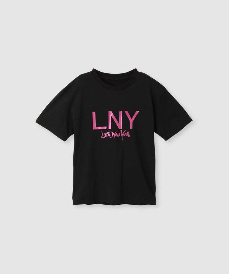 Little New York  グリッターロゴプリントTシャツ キッズ メール便 対応商品商品画像-2