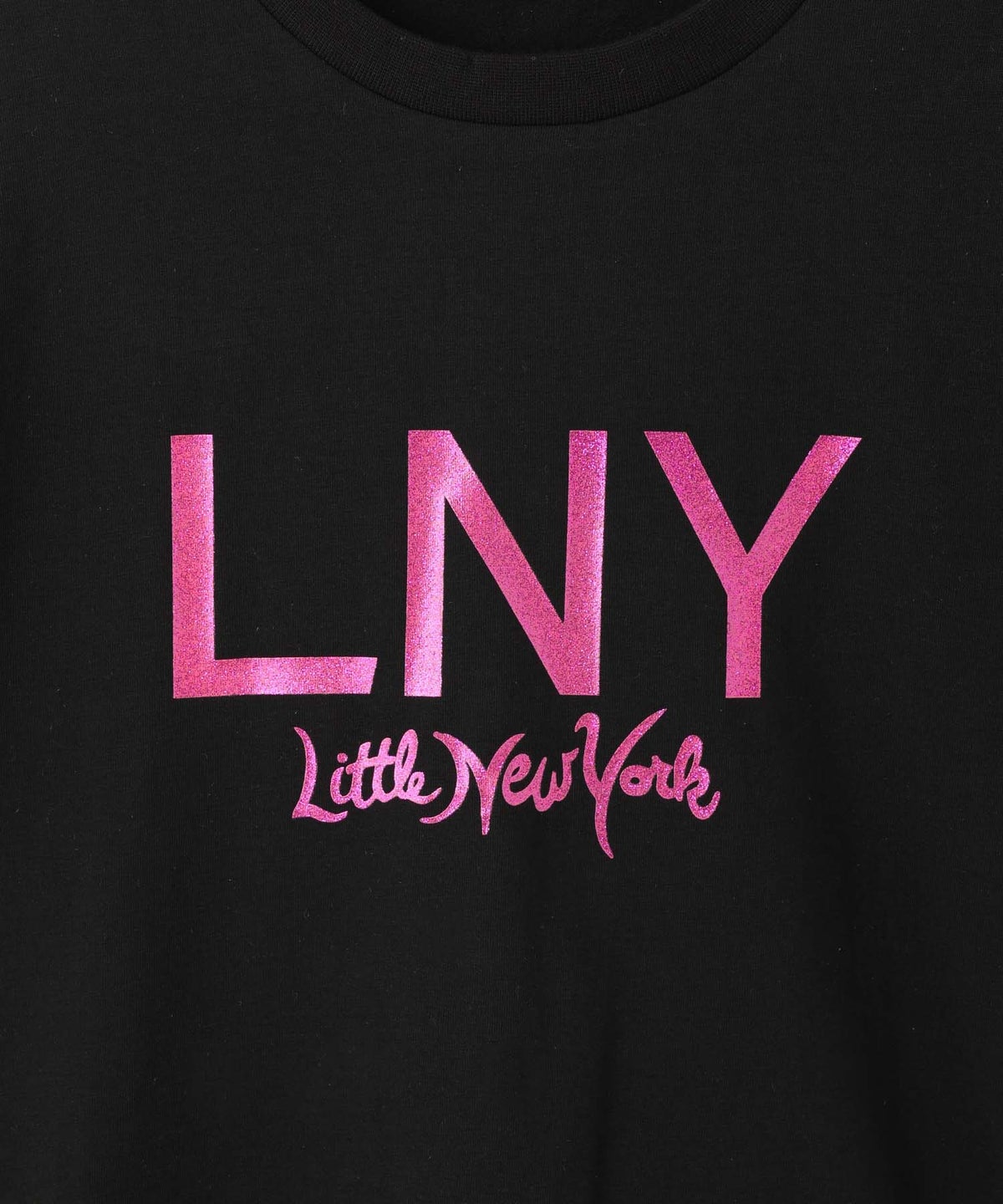 Little New York グリッターロゴプリントTシャツ キッズ メール便 対応商品