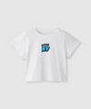 Little New York フロントロゴ クロップドTシャツ キッズ メール便 対応商品商品サムネイル-1