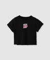 Little New York フロントロゴ クロップドTシャツ キッズ メール便 対応商品商品サムネイル-2