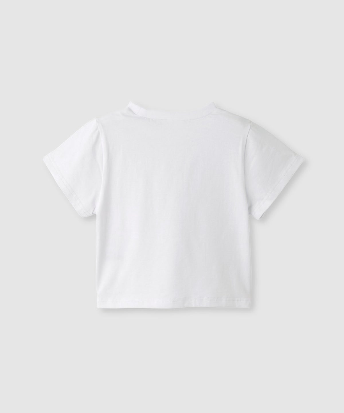 Little New York フロントロゴ クロップドTシャツ キッズ メール便 対応商品