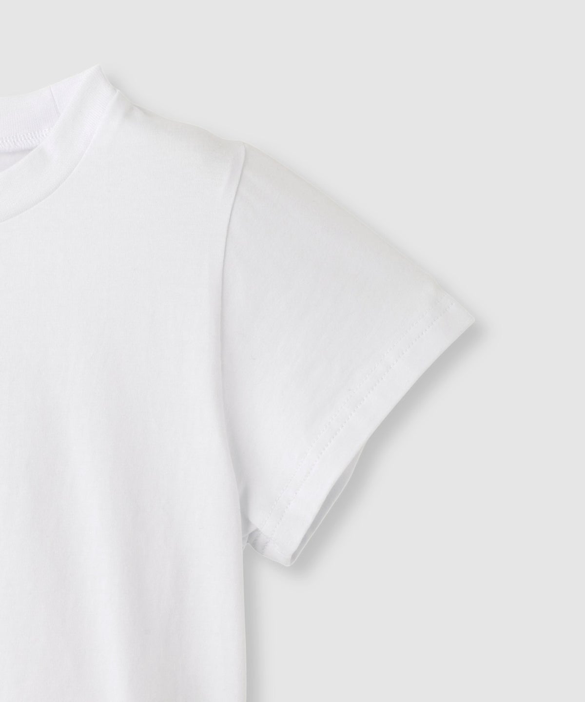 Little New York フロントロゴ クロップドTシャツ キッズ メール便 対応商品