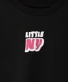 Little New York フロントロゴ クロップドTシャツ キッズ メール便 対応商品商品サムネイル-7