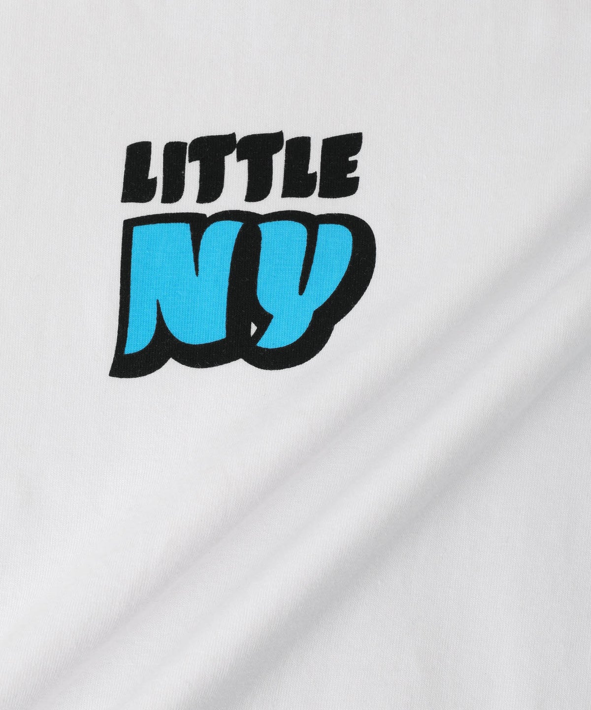 Little New York フロントロゴ クロップドTシャツ キッズ メール便 対応商品