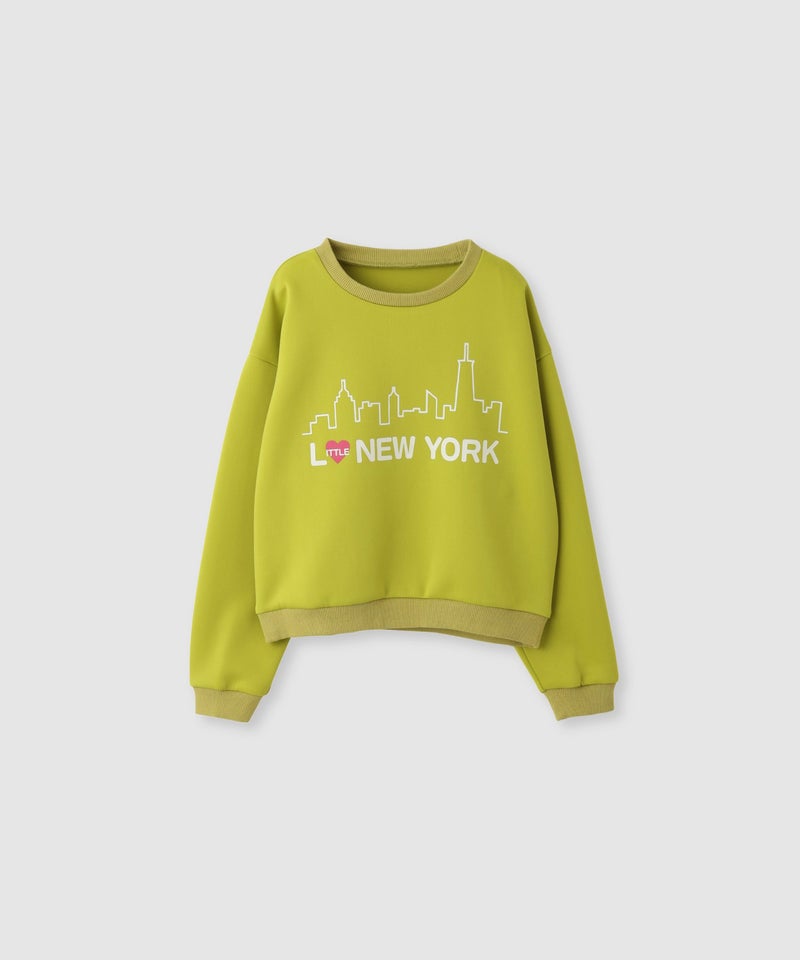 Little New York ショート丈ロゴトレーナー キッズ商品画像-4