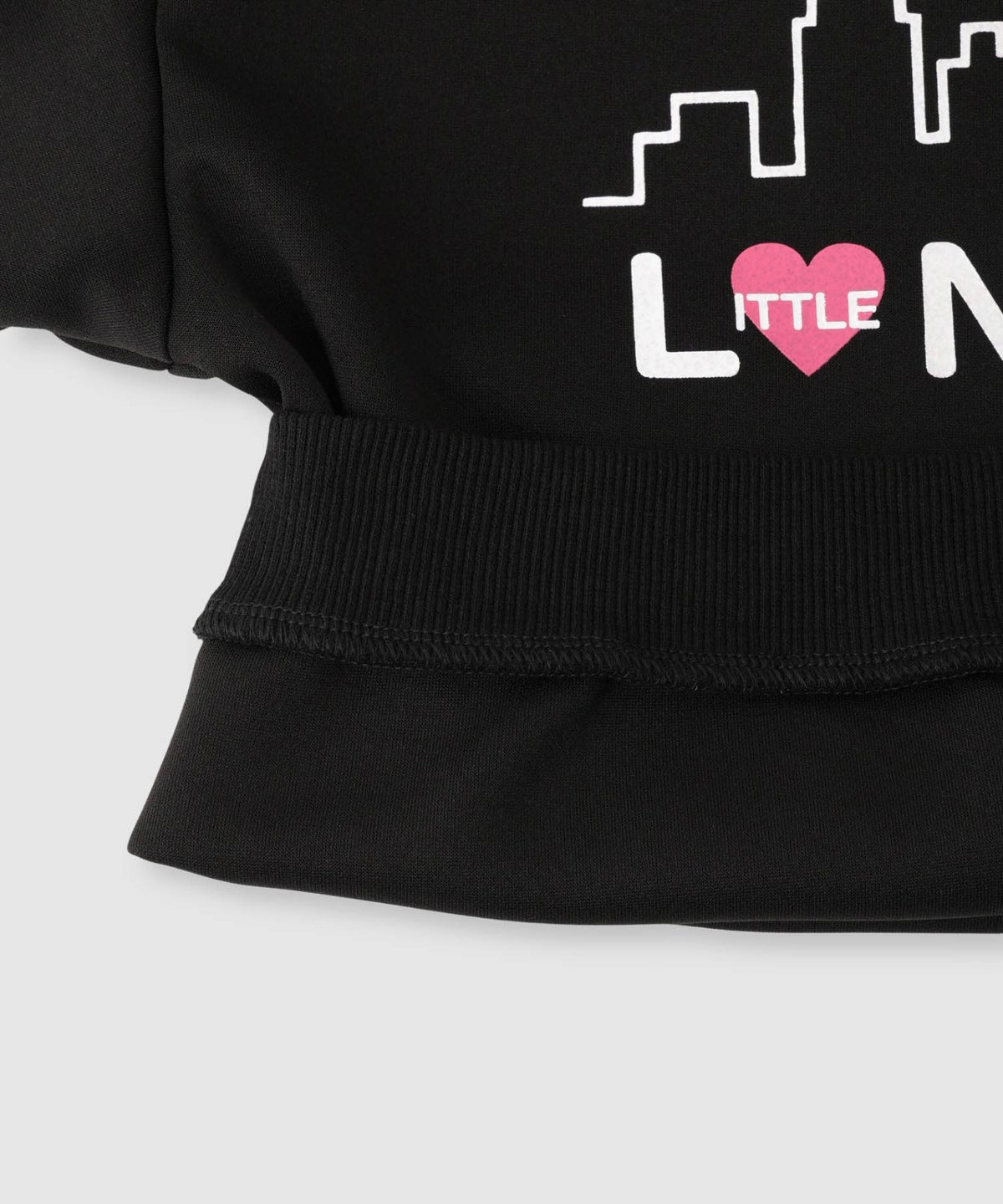 Little New York ショート丈ロゴトレーナー キッズ