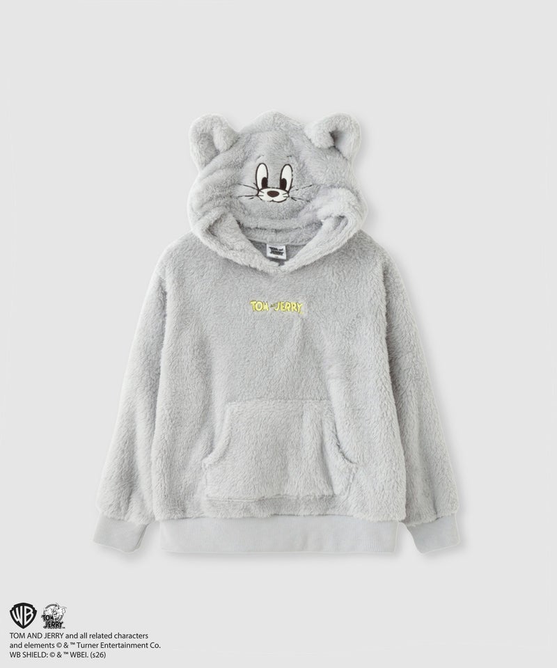 Tom and Jerry タフィー もこもこパーカー キッズ商品画像-1