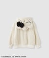 サンリオキャラクターズ ハローキティ もこもこパーカー キッズ商品サムネイル-2