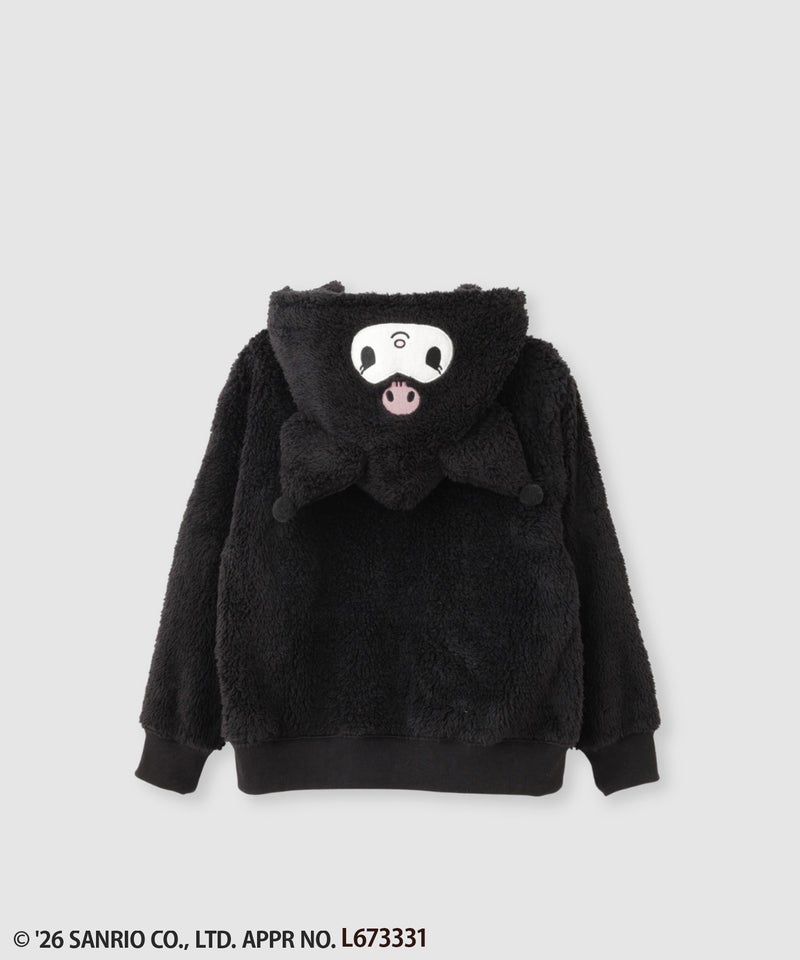 サンリオキャラクターズ クロミ もこもこパーカー キッズ商品画像-2