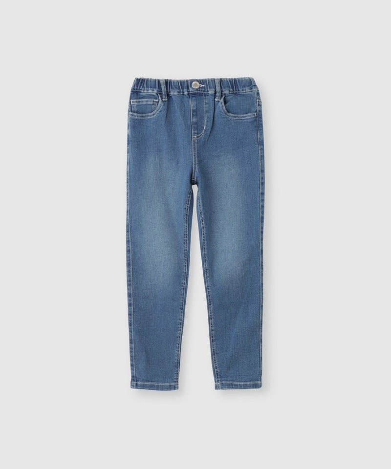 NAVY  のびるモン ストレッチデニムスキニーパンツ キッズ商品画像-3