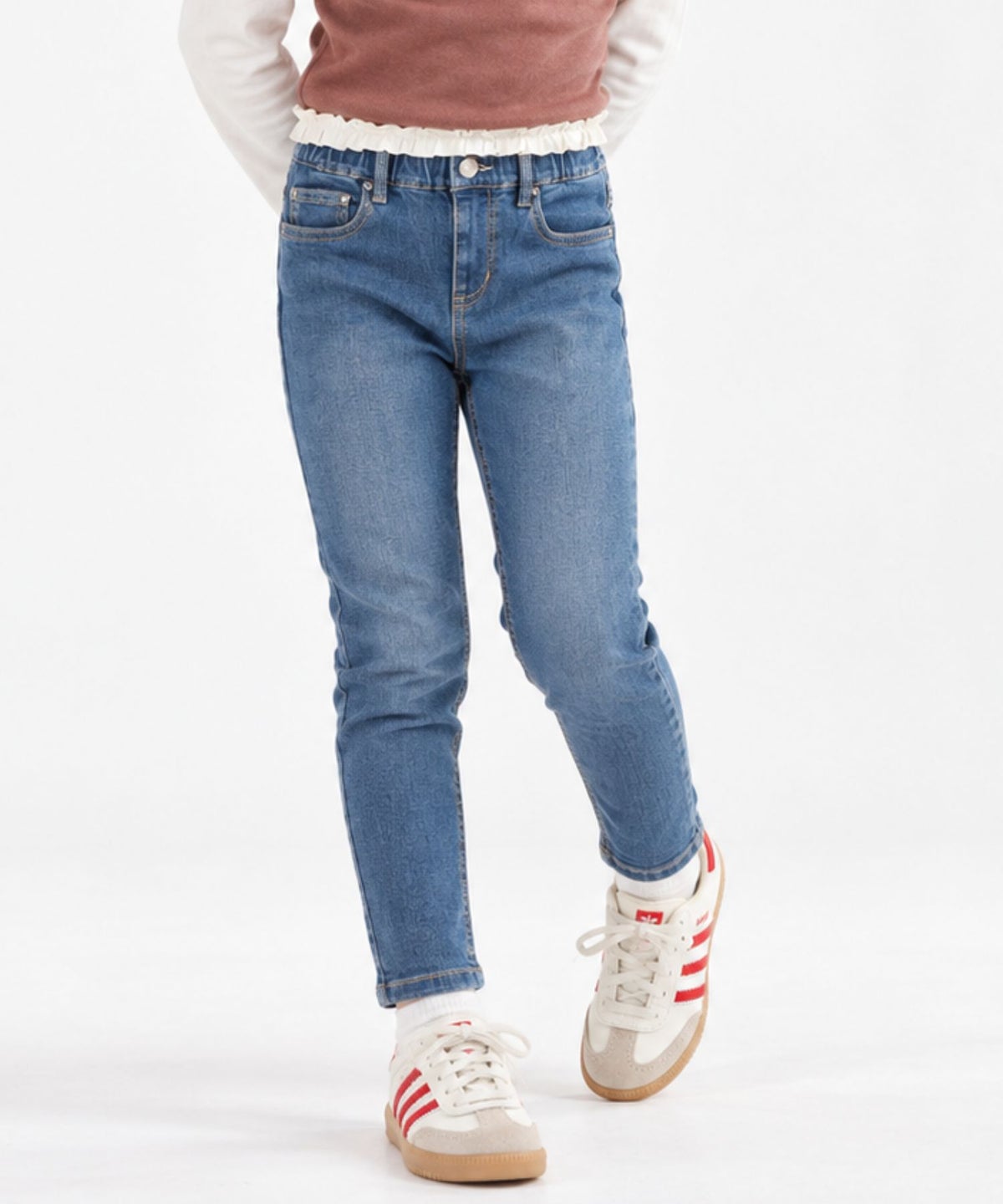 NAVY のびるモン ストレッチデニムスキニーパンツ キッズ