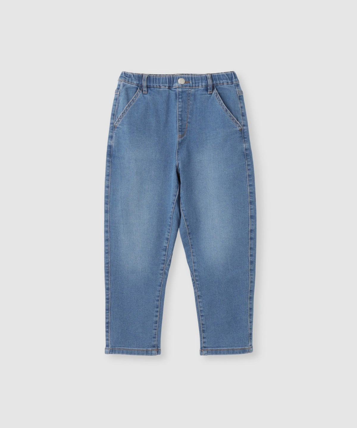NAVY のびるモン ストレッチデニムペグトップパンツ キッズ