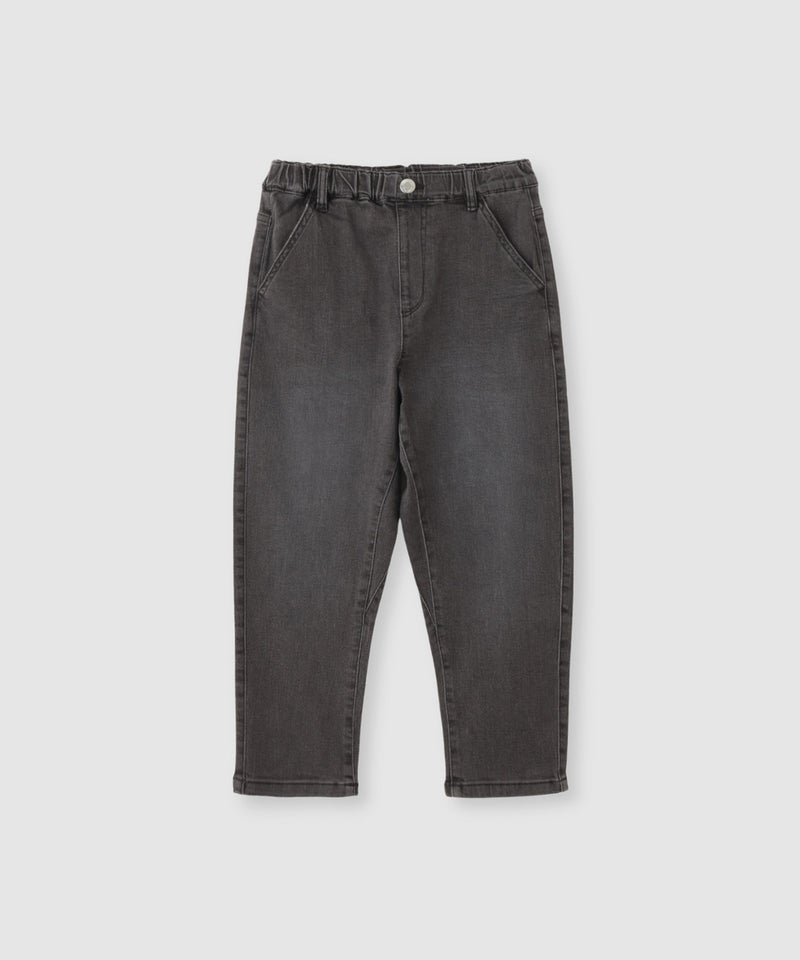 NAVY  のびるモン ストレッチデニムペグトップパンツ キッズ商品画像-2