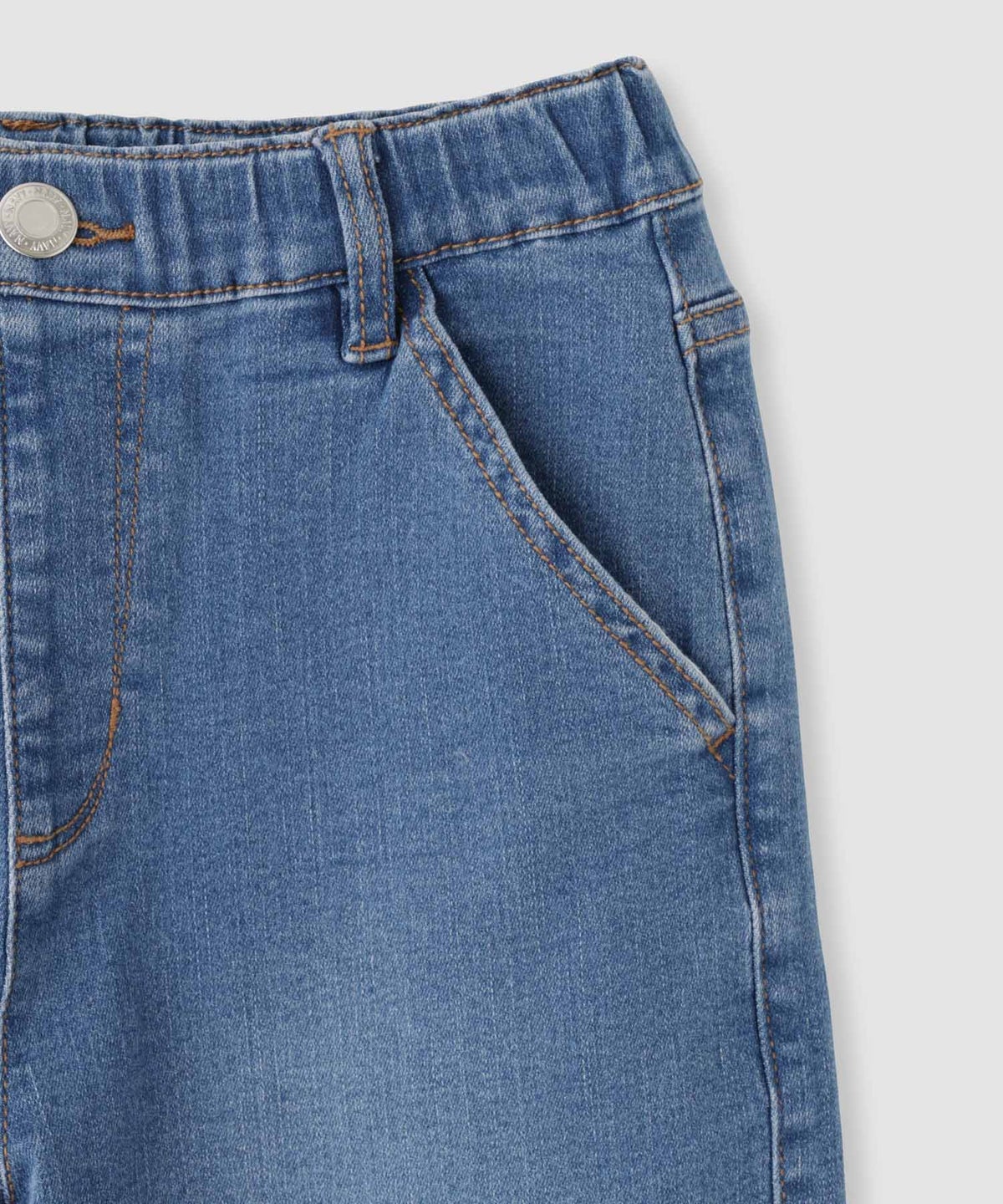 NAVY のびるモン ストレッチデニムペグトップパンツ キッズ