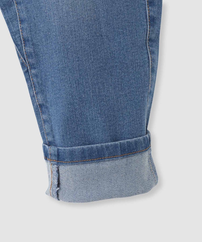NAVY  のびるモン ストレッチデニムペグトップパンツ キッズ商品画像-6