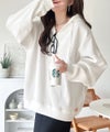 Classical Elf 《JaVa ジャバコラボ》毎日着たい、今っぽゆるっとシルエット。綿100%オーバーサイズワッフルパーカー商品サムネイル-9